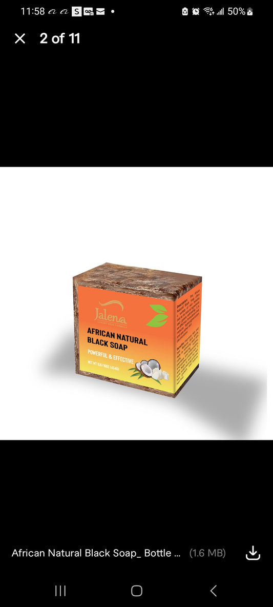 African Natural Black Soap